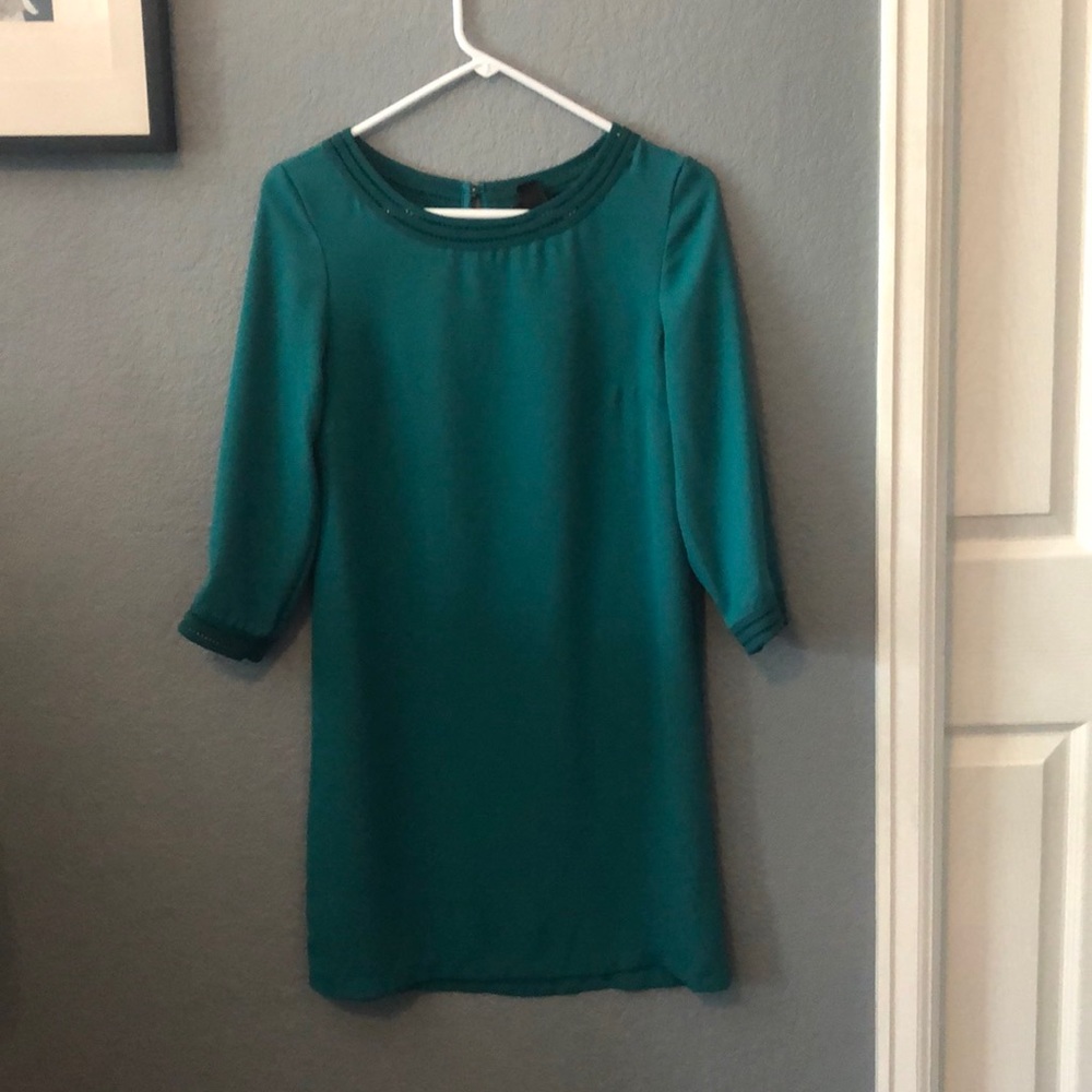 Teal H&M Long Sleeve Dress